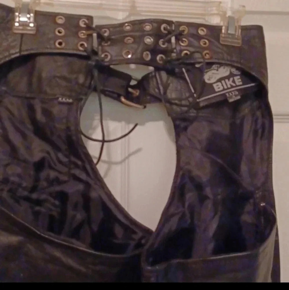 🏍leather Silver Bike chaps🎉 - Picture 5 of 13